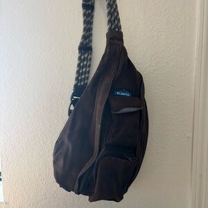 KAVU Dark Brown Rope Sling Backpack